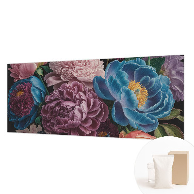 Large wallpaper mural Colorful flowers