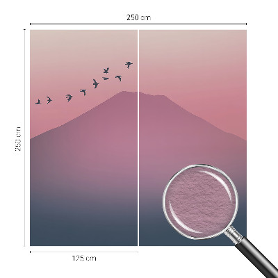 Custom size wall mural Mountain West