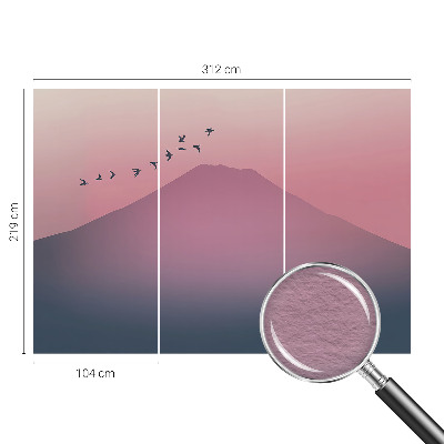 Custom size wall mural Mountain West
