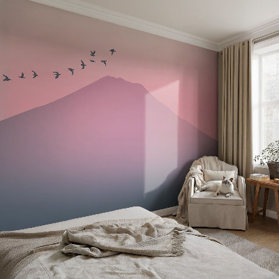 Custom size wall mural Mountain West