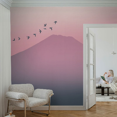 Custom size wall mural Mountain West