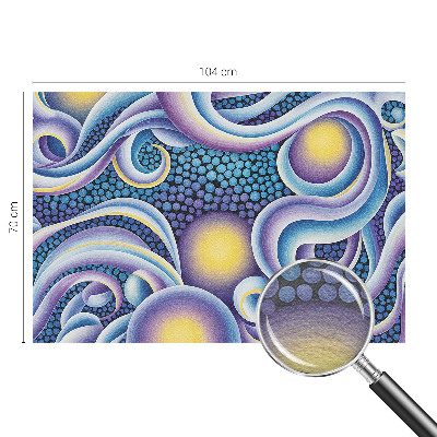 Premium wall mural for bedroom Colorful swirls