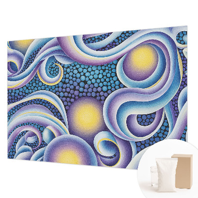 Premium wall mural for bedroom Colorful swirls