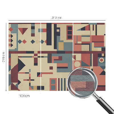 Premium photo wallpaper Abstract composition