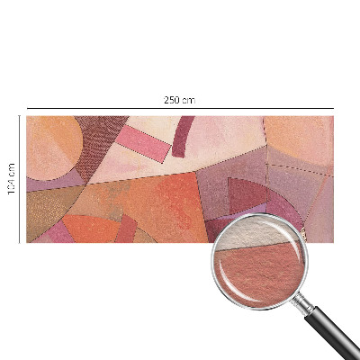 Non-woven photo wallpaper Colorful forms