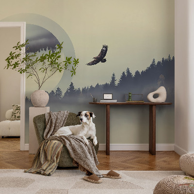 Non-woven wall mural Forest landscape