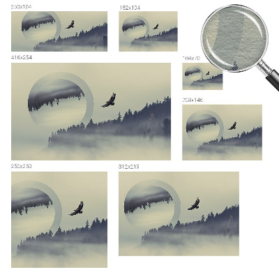 Non-woven wall mural Forest landscape