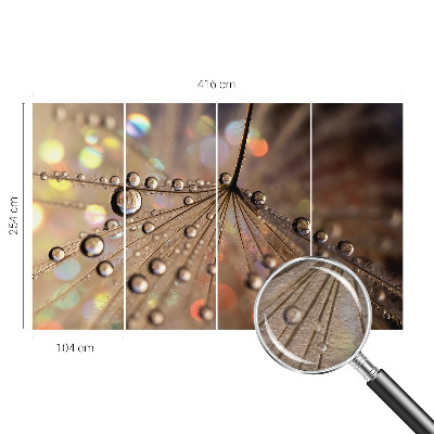 Wall mural Pearl drops