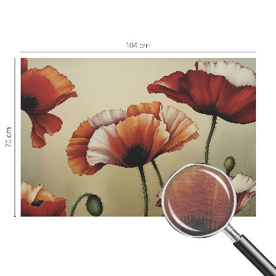 Photo wall mural Joyful poppies