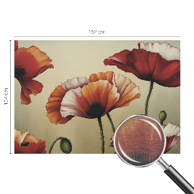 Photo wall mural Joyful poppies