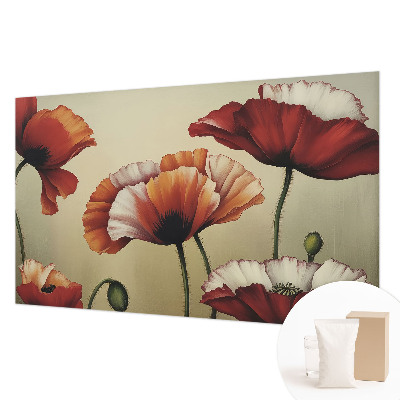 Photo wall mural Joyful poppies