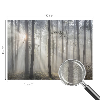 Wallpaper mural for living room Ethereal Forest