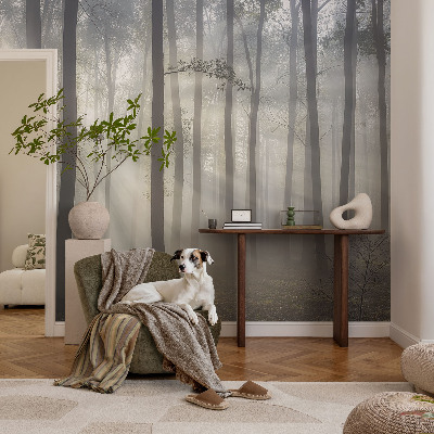 Wallpaper mural for living room Ethereal Forest