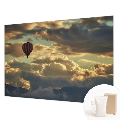 Wall mural for living room Balloon in the clouds