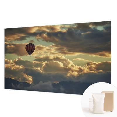 Wall mural for living room Balloon in the clouds