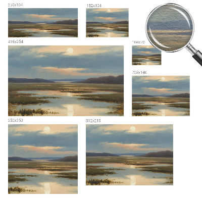 Large wall mural Atmospheric landscape