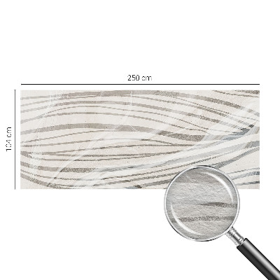 Custom size wall mural Wavy lines