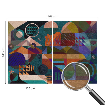 Modern wall mural Geometric art