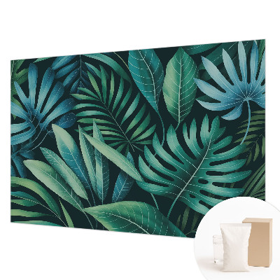 Premium photo wallpaper Tropical leaves