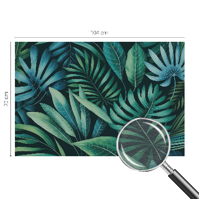 Premium photo wallpaper Tropical leaves