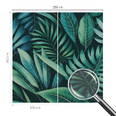 Premium photo wallpaper Tropical leaves
