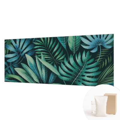 Premium photo wallpaper Tropical leaves