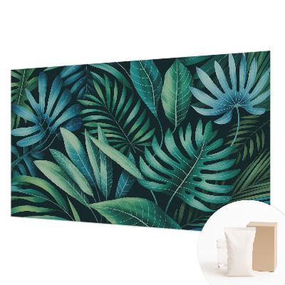 Premium photo wallpaper Tropical leaves