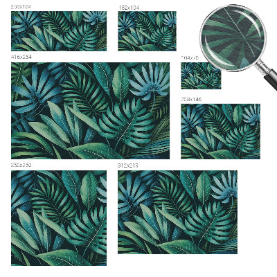 Premium photo wallpaper Tropical leaves