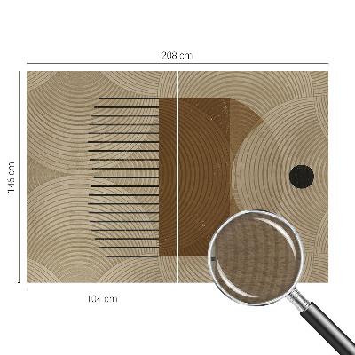 Premium wall mural for bedroom Geometry of harmony