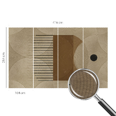 Premium wall mural for bedroom Geometry of harmony