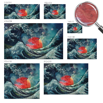 Decorative wall mural for living room Oceanic East