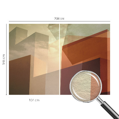 Wallpaper mural Abstract shapes