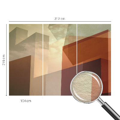 Wallpaper mural Abstract shapes