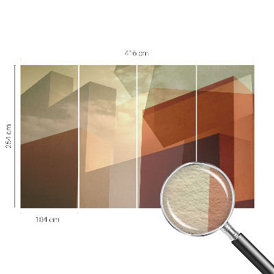 Wallpaper mural Abstract shapes