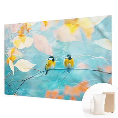 Photo wallpaper Spring birds