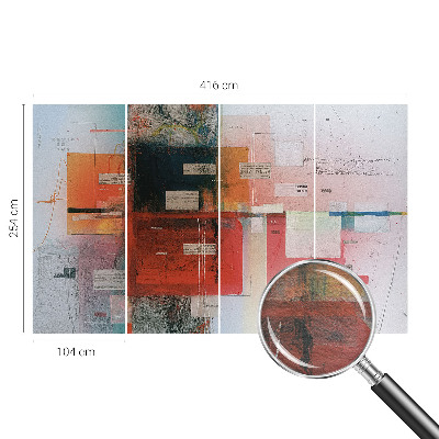 Large wall mural Abstract composition