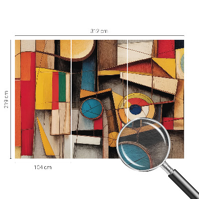 Custom size wall mural Geometric patterns