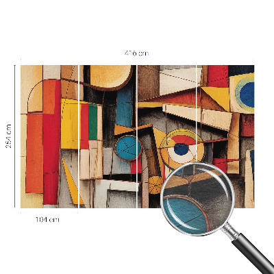 Custom size wall mural Geometric patterns