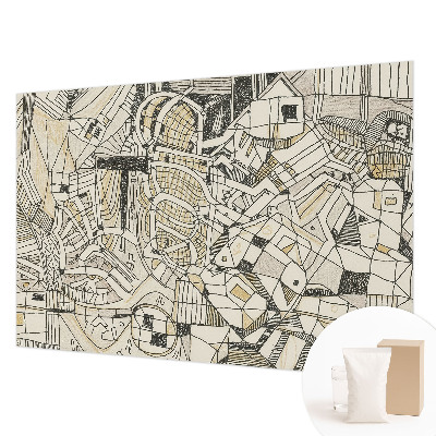 Modern wall mural Geometric abstraction