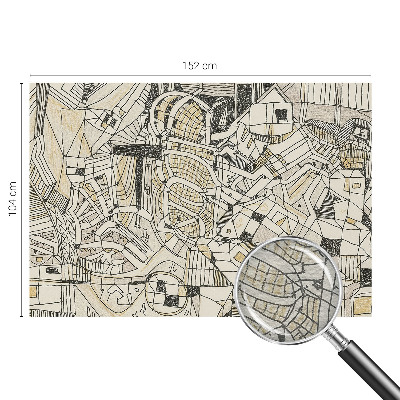 Modern wall mural Geometric abstraction