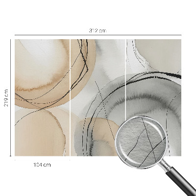 Large wall mural wallpaper Geometric harmony