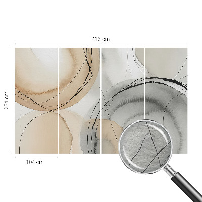 Large wall mural wallpaper Geometric harmony