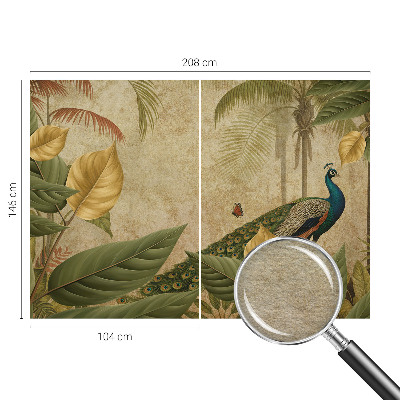 Modern wall mural for living room Exotic bird