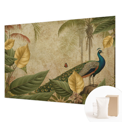 Modern wall mural for living room Exotic bird