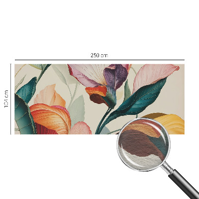 Premium wall mural for bedroom Colorful flowers