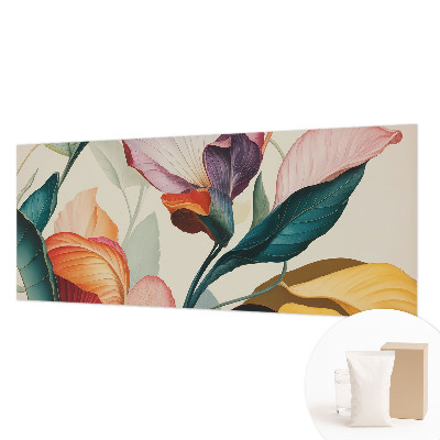 Premium wall mural for bedroom Colorful flowers