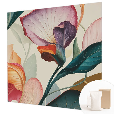 Premium wall mural for bedroom Colorful flowers