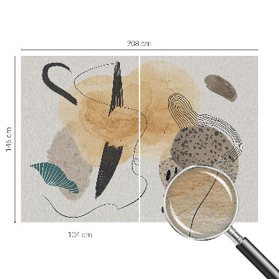 Decorative wall mural for living room Abstract composition