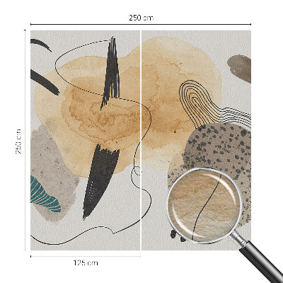 Decorative wall mural for living room Abstract composition