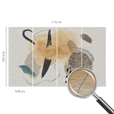 Decorative wall mural for living room Abstract composition